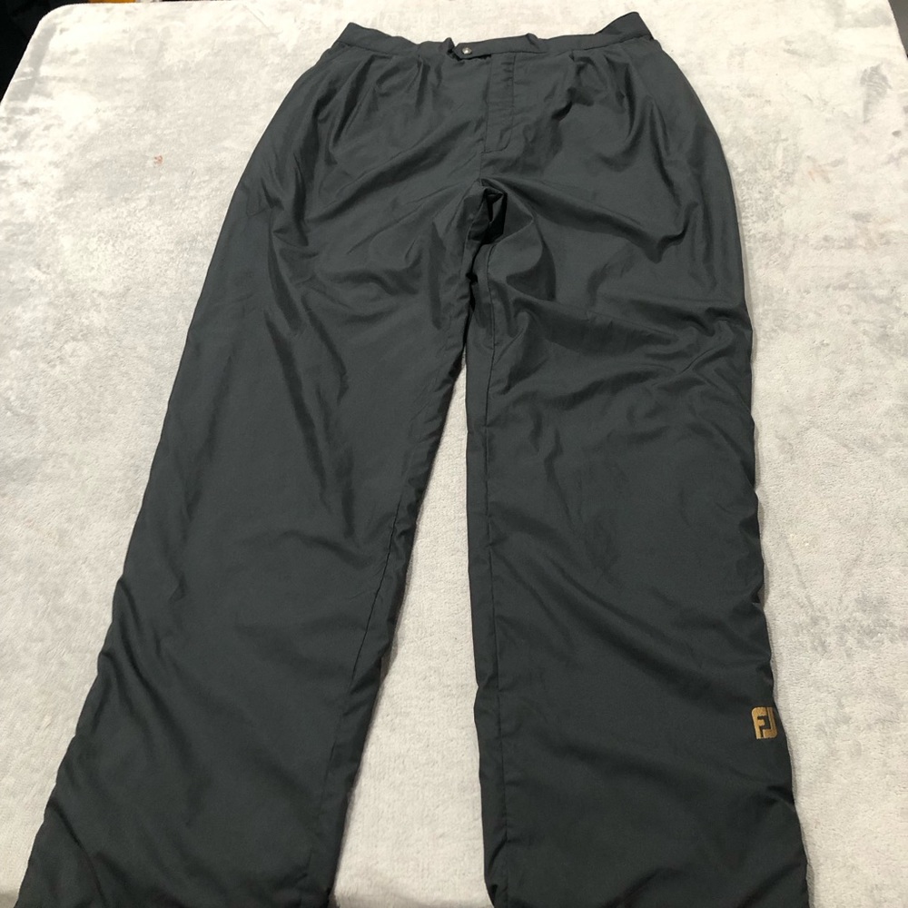DryJoys by FootJoys Golf Rain Pants Mens XL Black Stretch PGA Outdoors